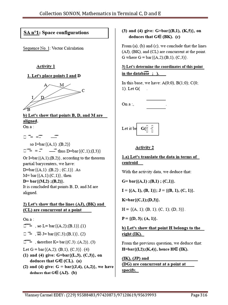 Mathematics Activities for Terminal C, D, E | PDF | Sphere | Elementary ...