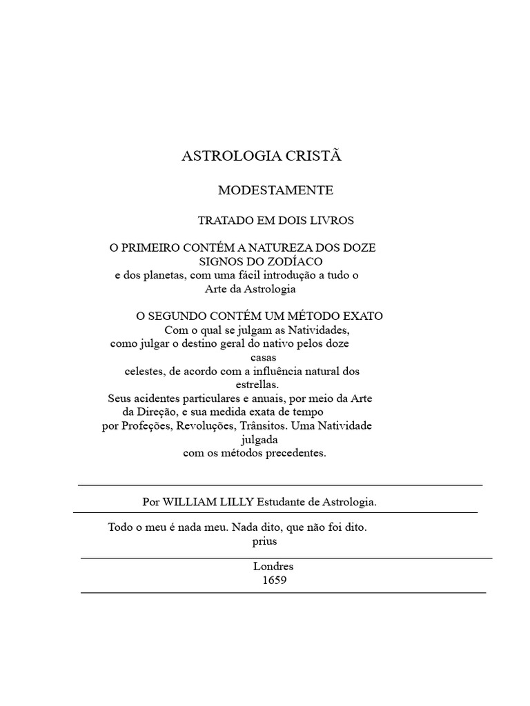 Astrologia Cristã: Signos e Casas Celestes | PDF | Signo do zodíaco ...
