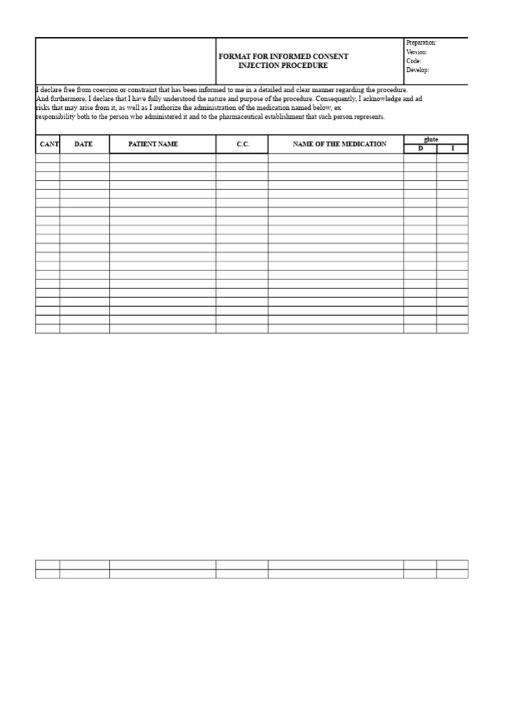 Injection Format - Copy | PDF