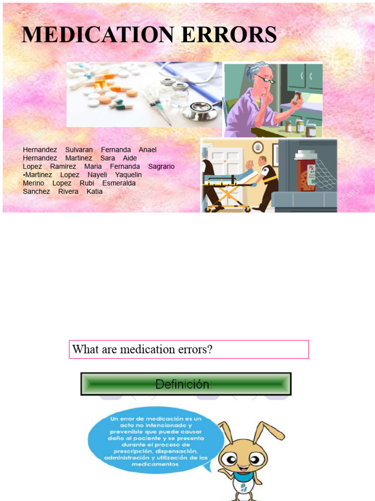 Medication Errors | PDF | Medical Error | Dose (Biochemistry)