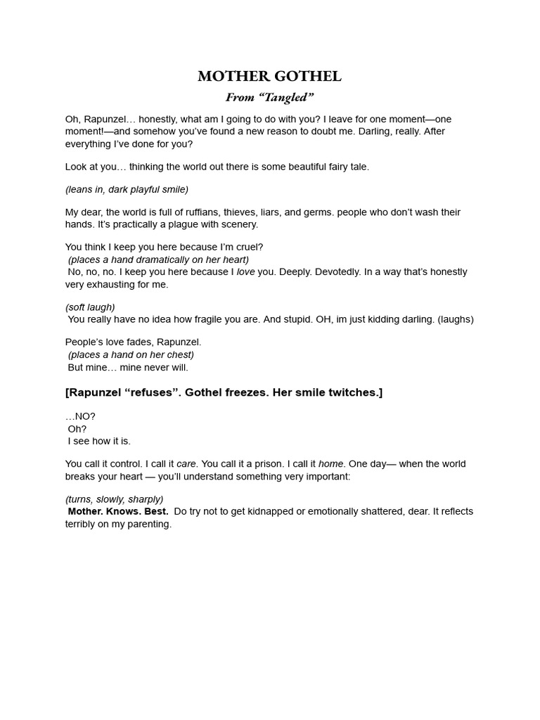 Mother Gothel | PDF