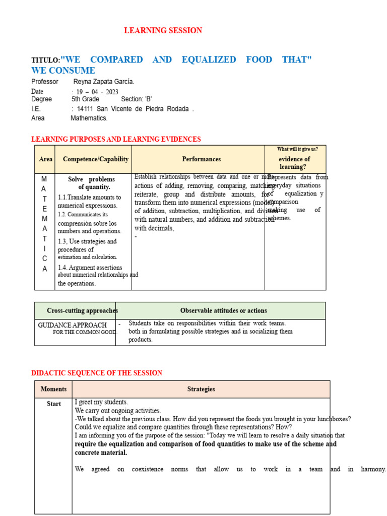 Ses-Mat We Compared and Equalized April 19 | PDF