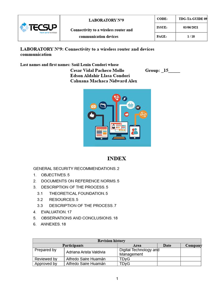 Wireless Router Connectivity Lab Guide | PDF | Ip Address | Computer ...
