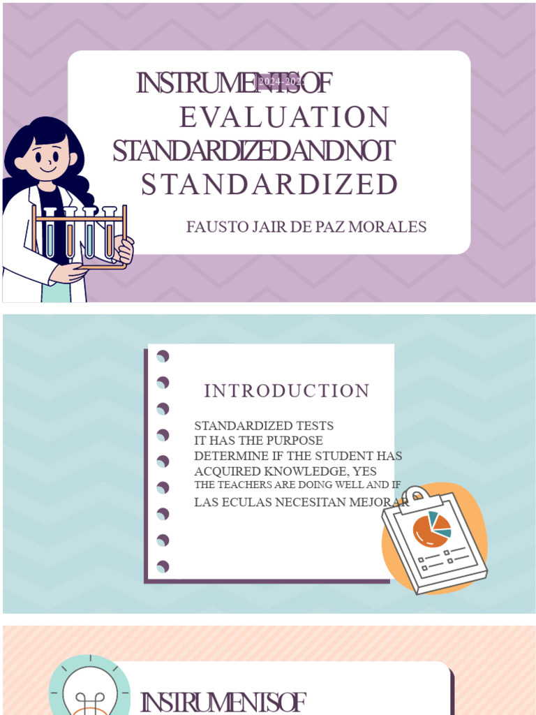 Evaluation Instruments Overview | PDF | Educational Assessment | Learning