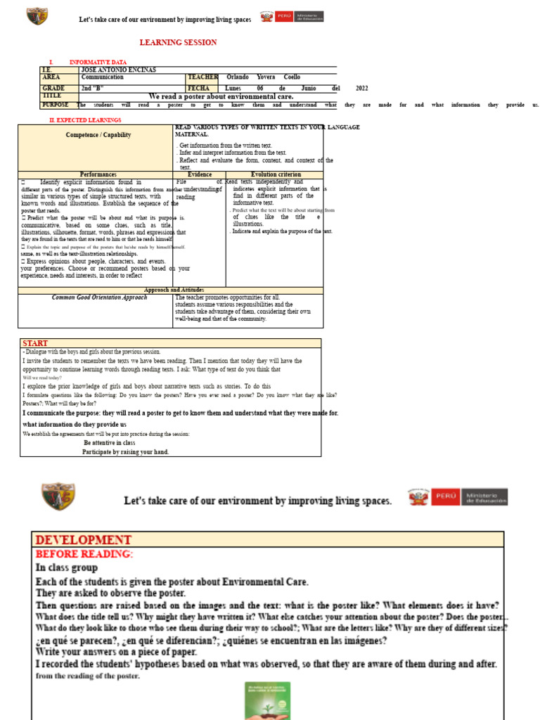 Session We Read A Poster 2nd | PDF | Information | Communication