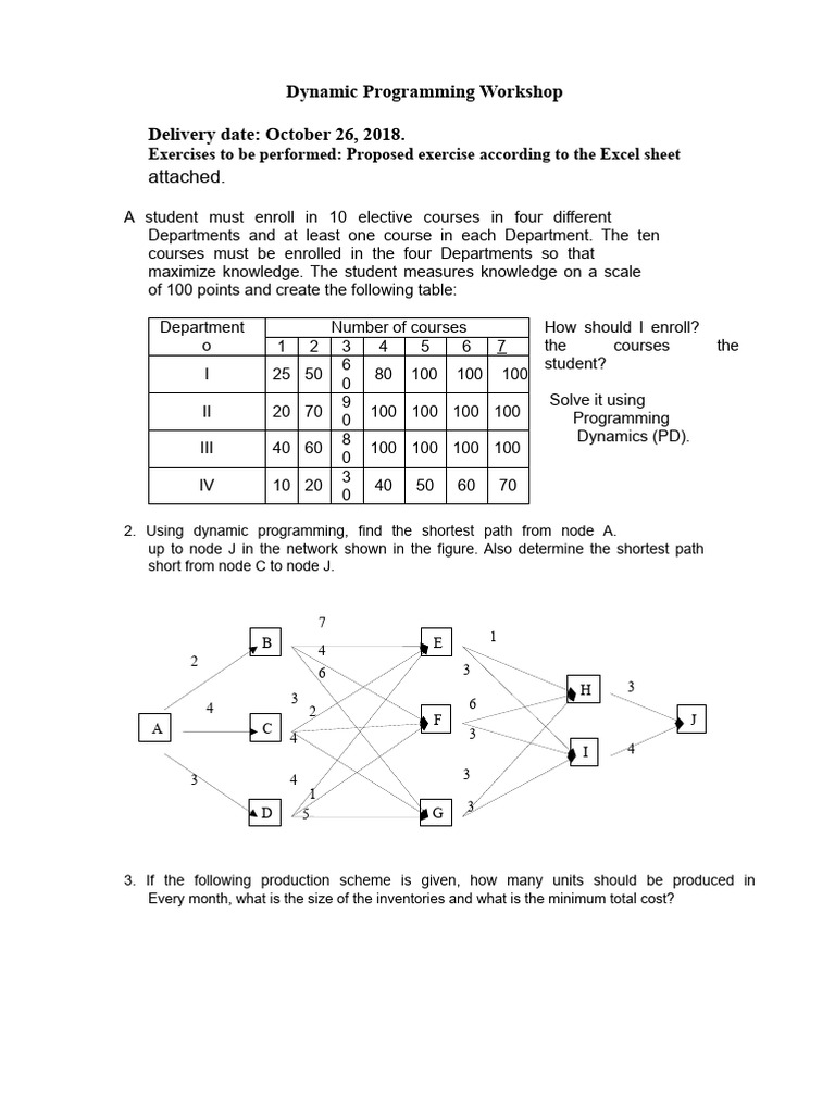 Dynamic Programming Course Enrollment Guide | PDF | Dynamic Programming ...
