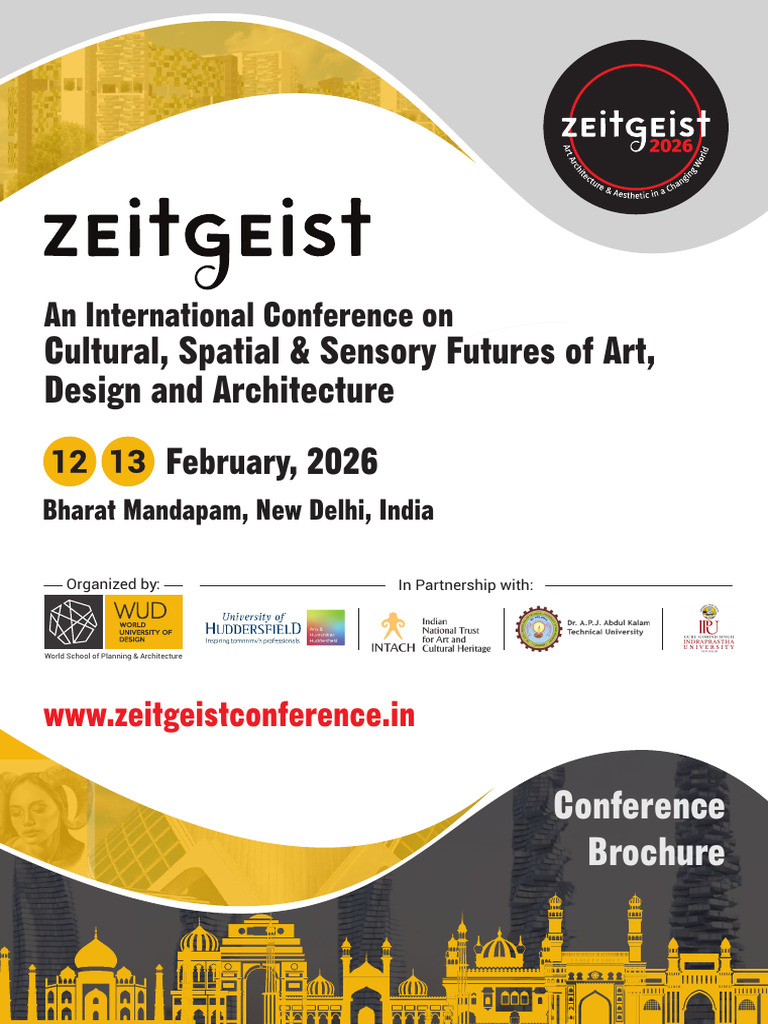 Zeitgeist 2026: Art, Design, Architecture Conference | PDF