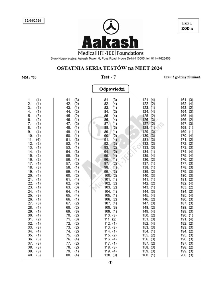 FTS 07 (A) - 12 04 2024 - Sol | PDF