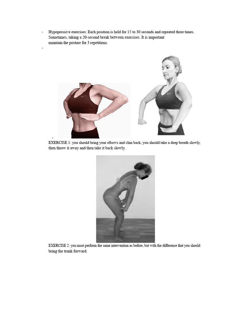Hypopressive Exercise Guide: 8 Techniques | PDF