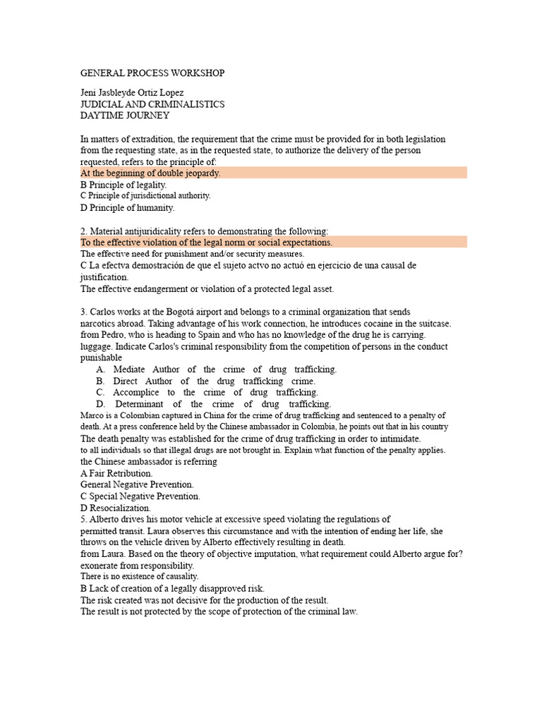 Extradition and Criminal Responsibility Guide | PDF | Crimes | Crime ...