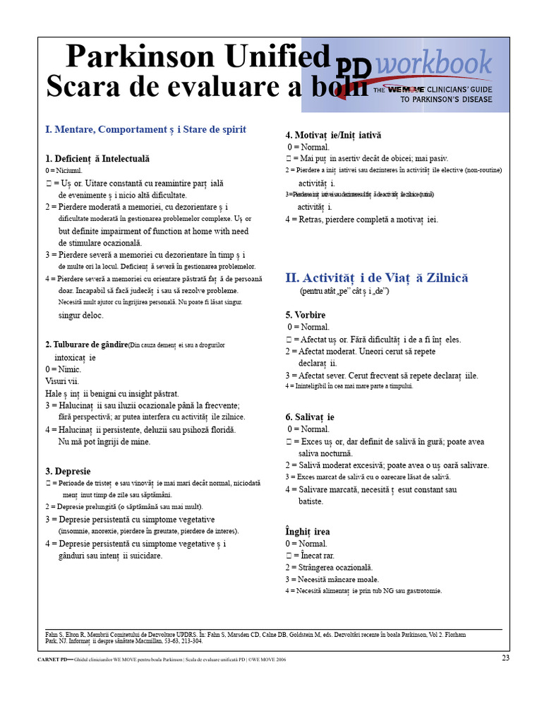Updrs | PDF