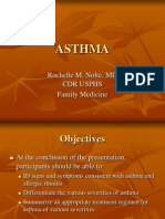 Asthma: Rochelle M. Nolte, MD CDR Usphs Family Medicine