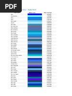 Tabel Warna Heksadesimal dan RGB | PDF
