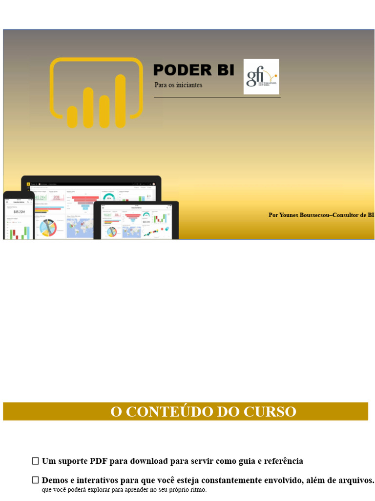 Curso Básico de Power BI para Iniciantes | PDF | Tabela (banco de dados ...