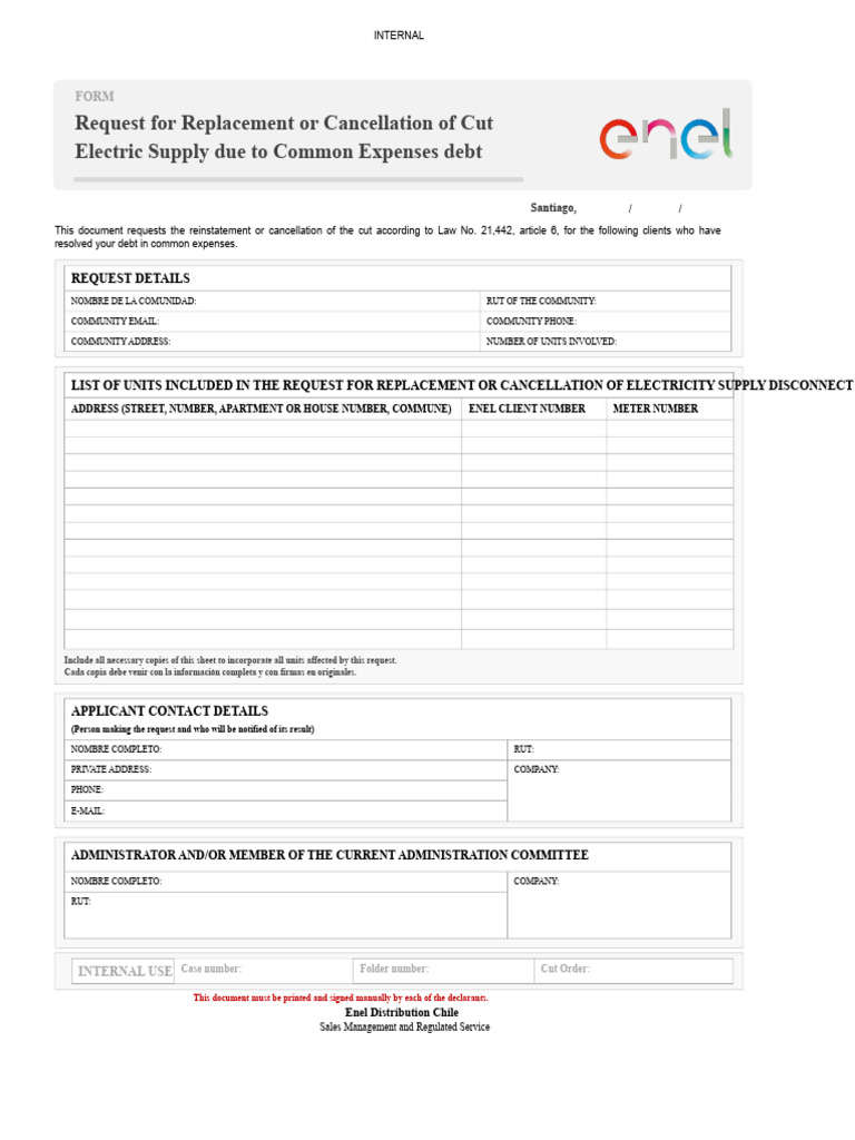 Form 3 - Request For Replacement or Cancellation of Cut Due To Debt in ...