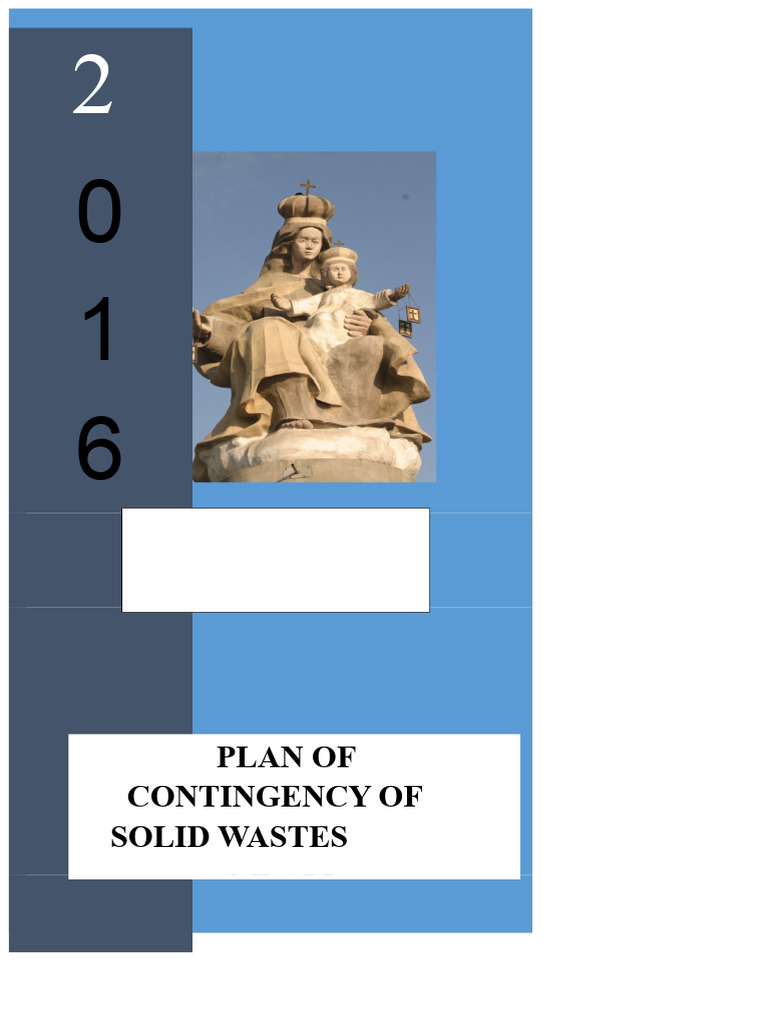 Solid Waste Contingency Plan | PDF | Waste Management | Waste