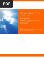 CAIA Level 1 QuickSheet Overview | PDF | Greeks (Finance) | Statistical ...