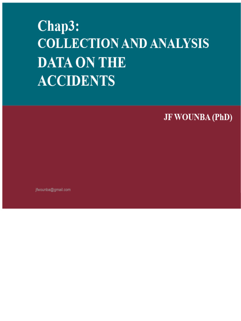 Traffic Accident Data Collection Guide | PDF | Traffic | Traffic Collision