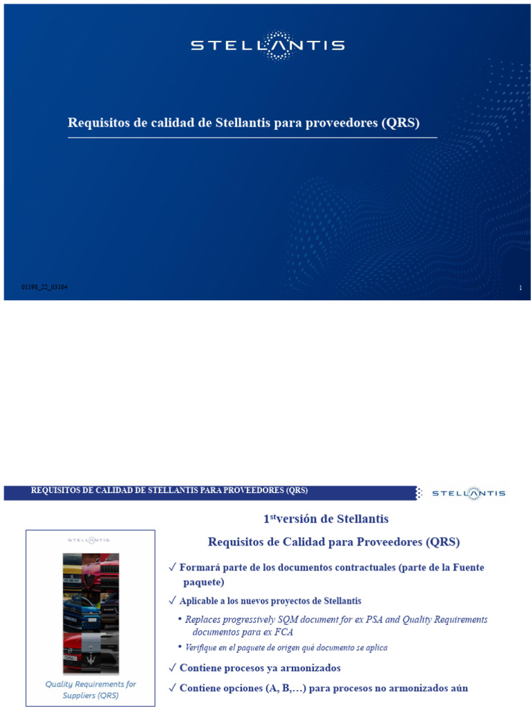 Requisitos de Calidad para Proveedores Stellantis | PDF | Software ...