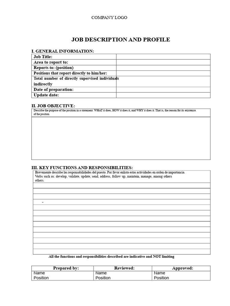 Job Analysis and Description Format | PDF | Skill | Cognition