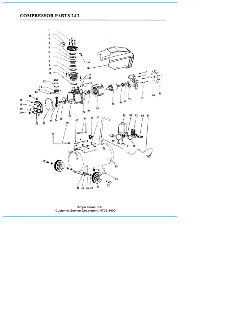 Compressor Parts List 24L | PDF