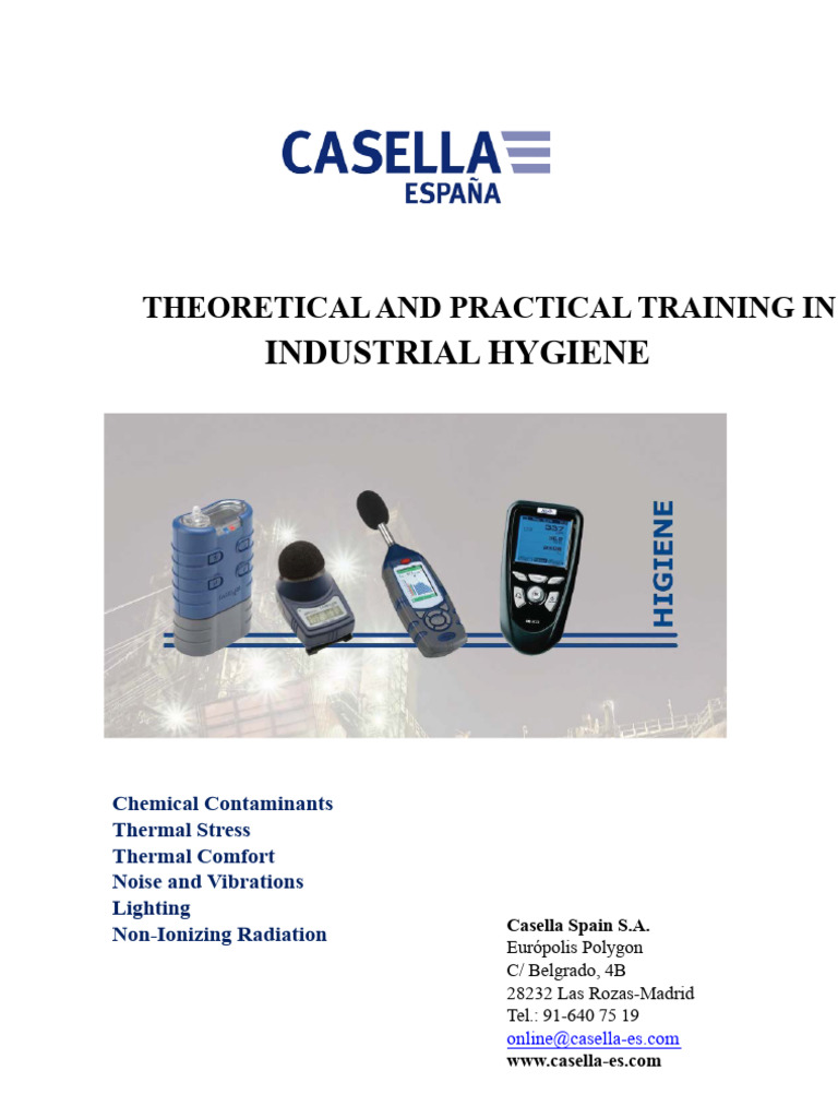 Industrial Hygiene Training Overview | PDF | Occupational Hygiene ...