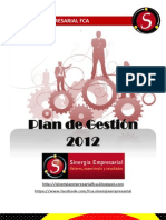 Plan de Gestion 2012