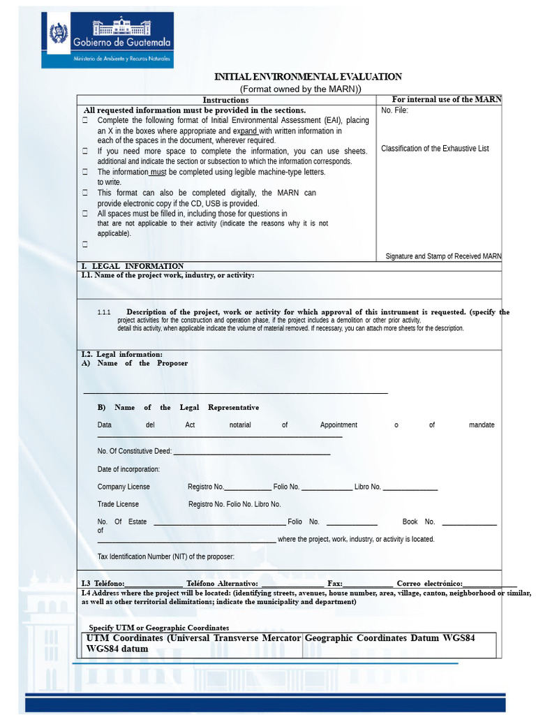 Initial Environmental Assessment Guide | PDF | Water | Waste