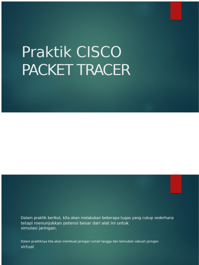 Praktik Jaringan dengan Cisco Packet Tracer | PDF