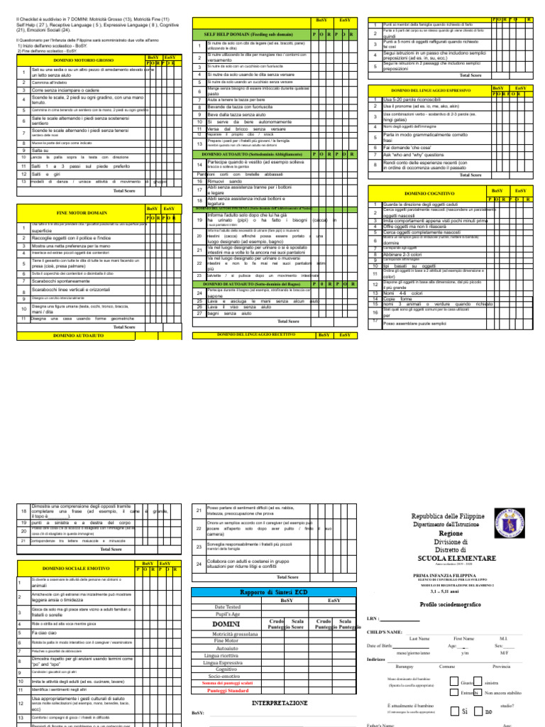 Checklist ECCD | PDF