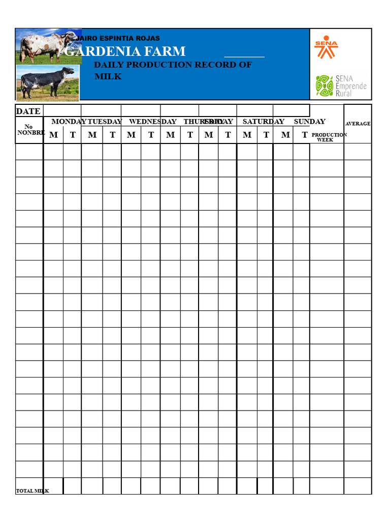 Livestock Records | PDF | Cattle | Weaning
