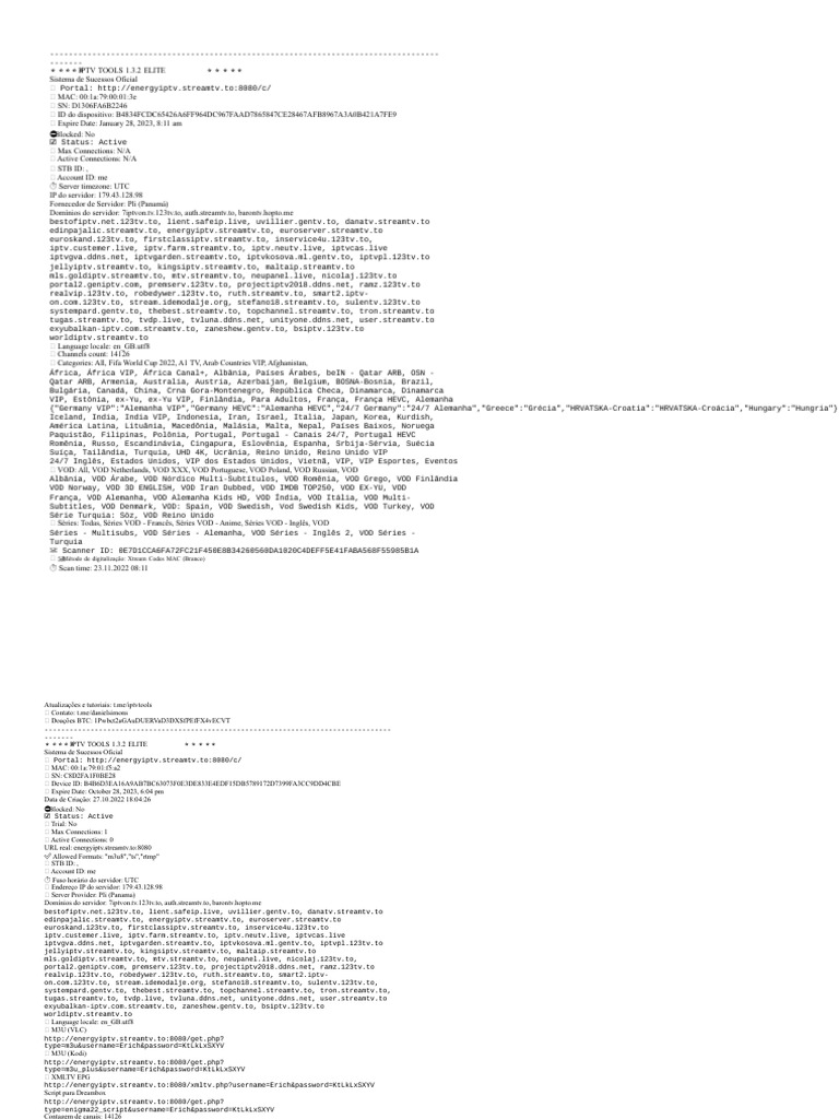 Xtream Codes MAC Digitalização Guide | PDF | Telecommunications ...