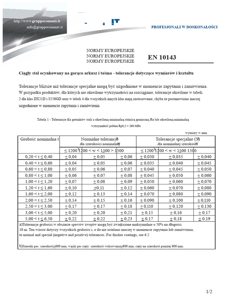 En 10143 | PDF