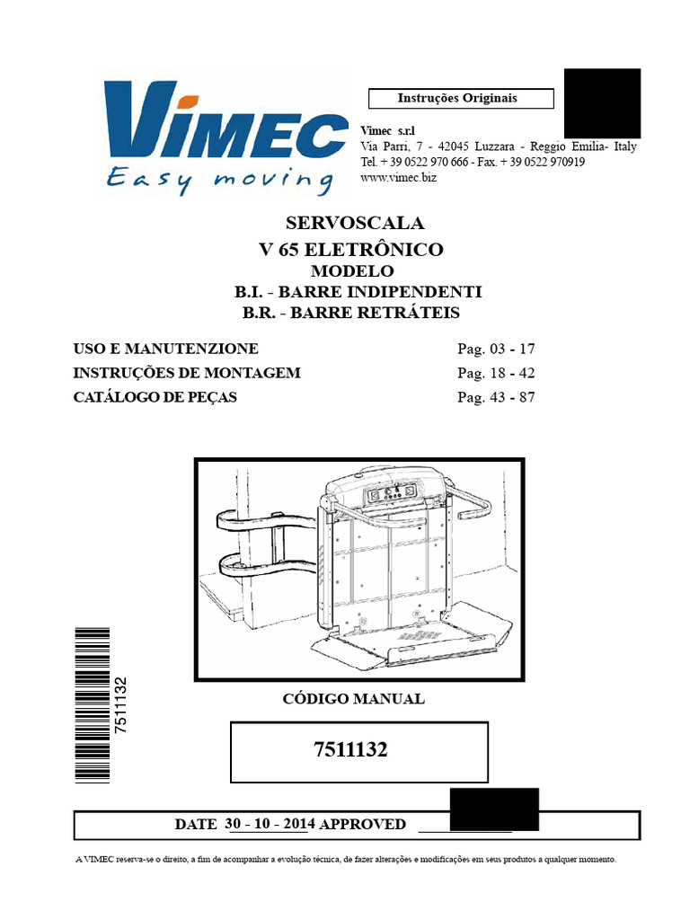 Vimec v65 | PDF | Motores | Máquinas