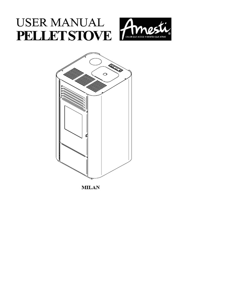 Milan Pellet Stove User Manual PDF Stove Duct Flow 