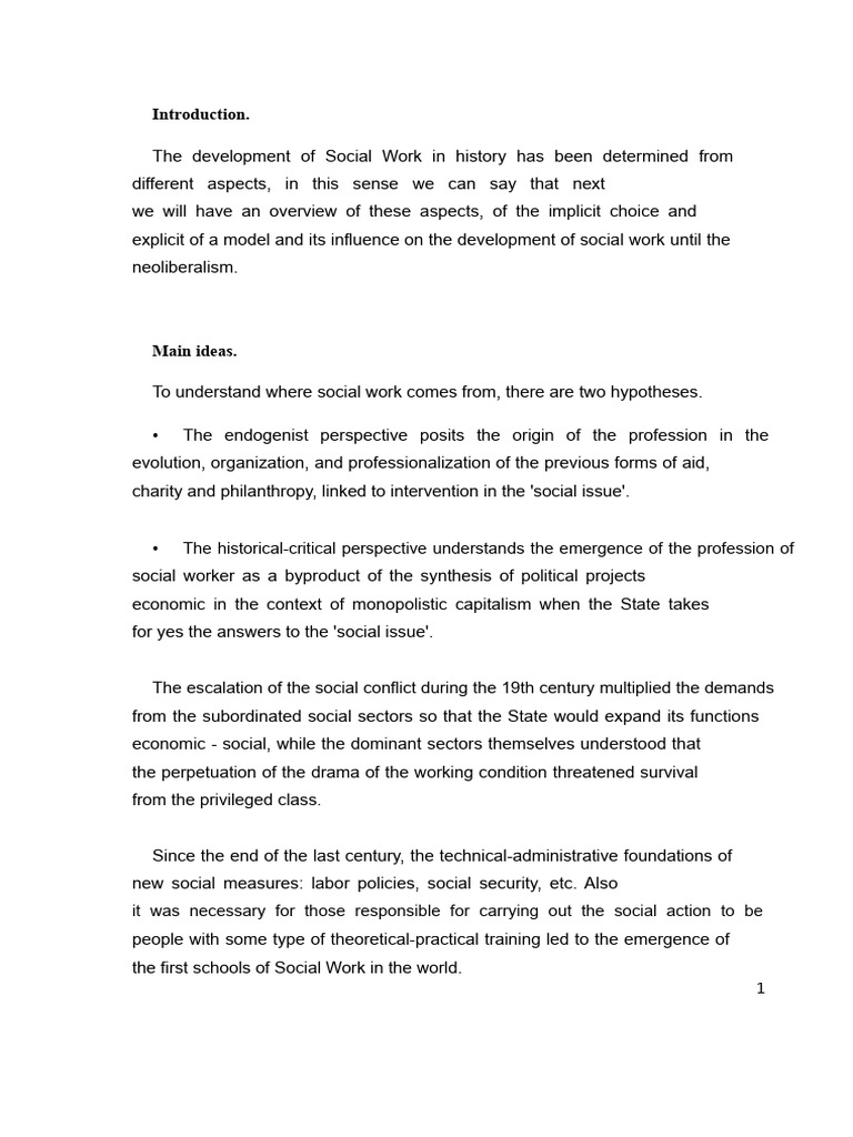 Evolution of Social Work in Neoliberalism | PDF | Social Work | Capitalism