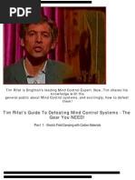 Download Tim Rifat - Understanding how to defeat radio based Mind Control Systems by Tim Rifat SN95781219 doc pdf