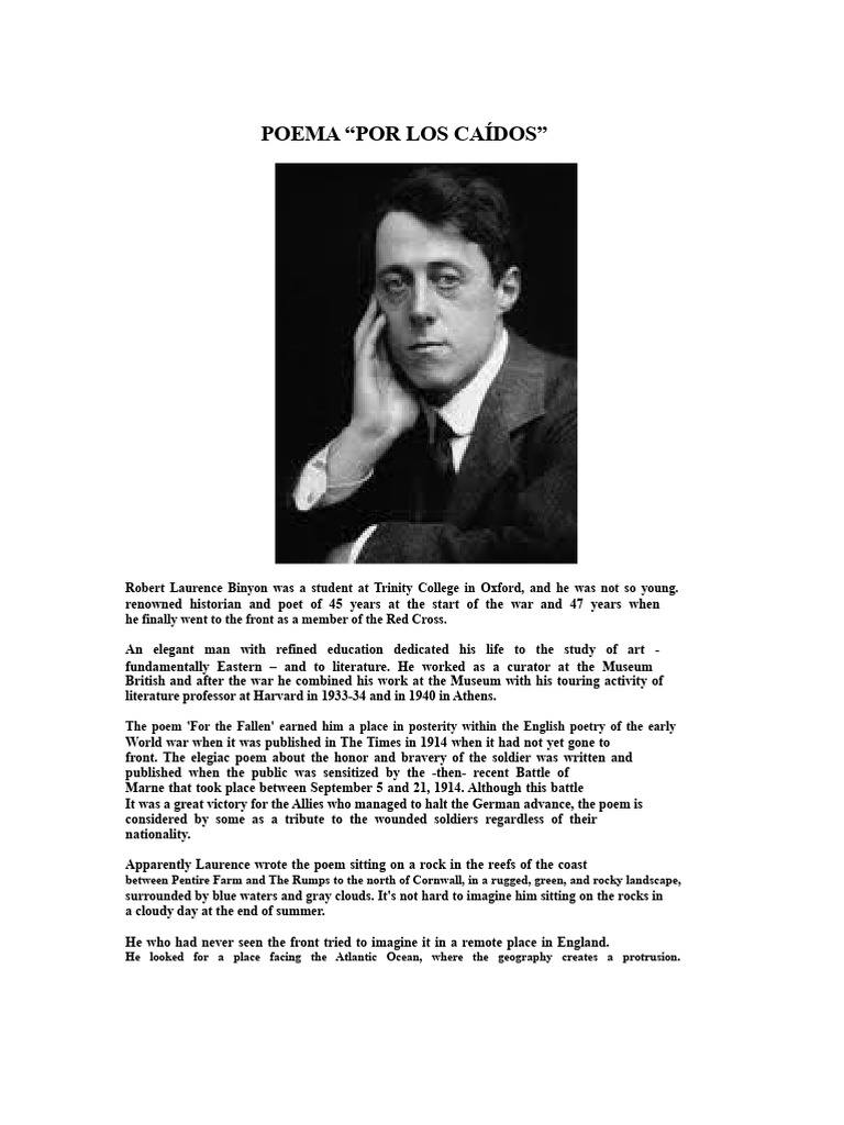 Binyon's Poem 