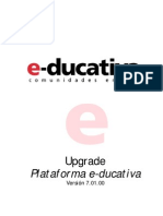 Plataforma E-Ducativa: Upgrade