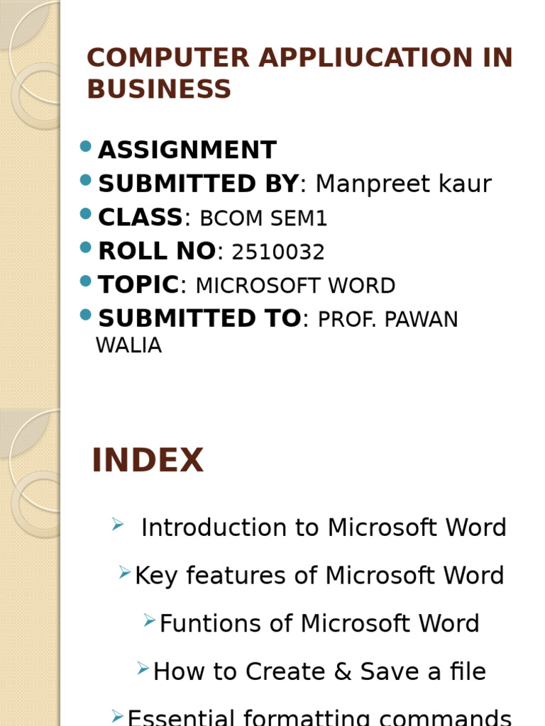 Microsoft Word: Key Features & Functions | PDF | Microsoft Word ...
