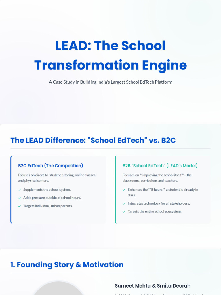 LEAD Edtech Case Study | PDF