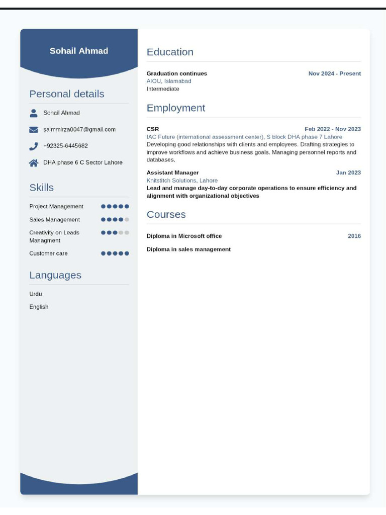 CV With Documents Merged | PDF
