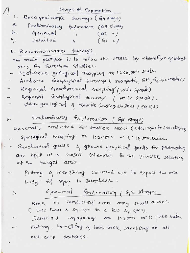Stages of Exploration | PDF