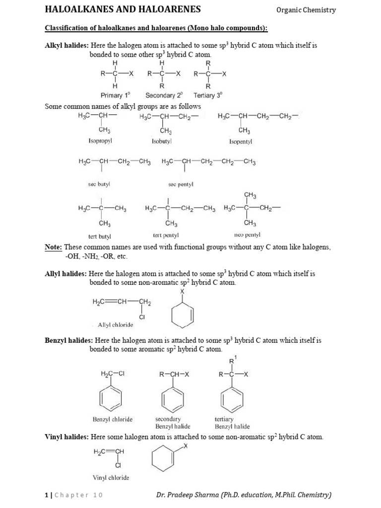 Haloalkanes and Haloarenes | PDF | Chemical Reactions | Alkene