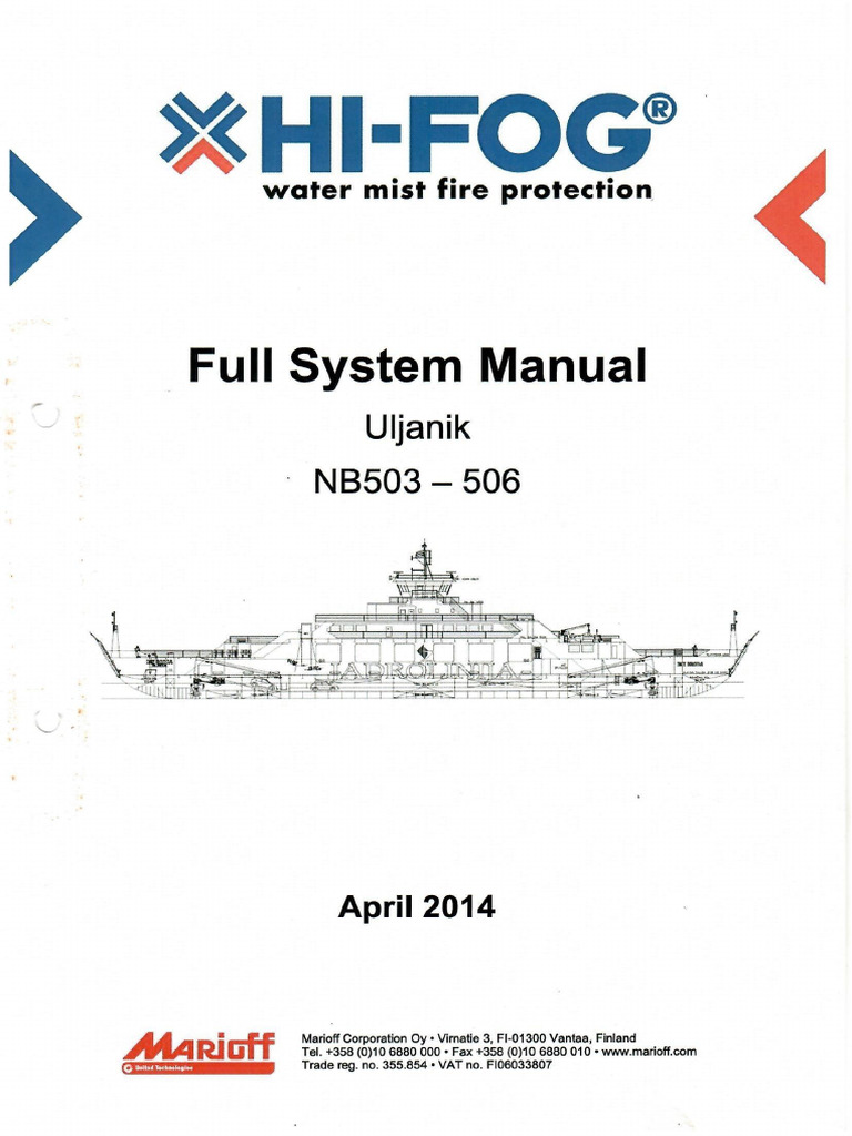 Marioff 1 Hi-Fog System | PDF
