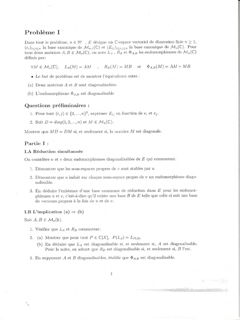 DM 1 Énoncé Corrigé Polynomes Dendo 1 | PDF