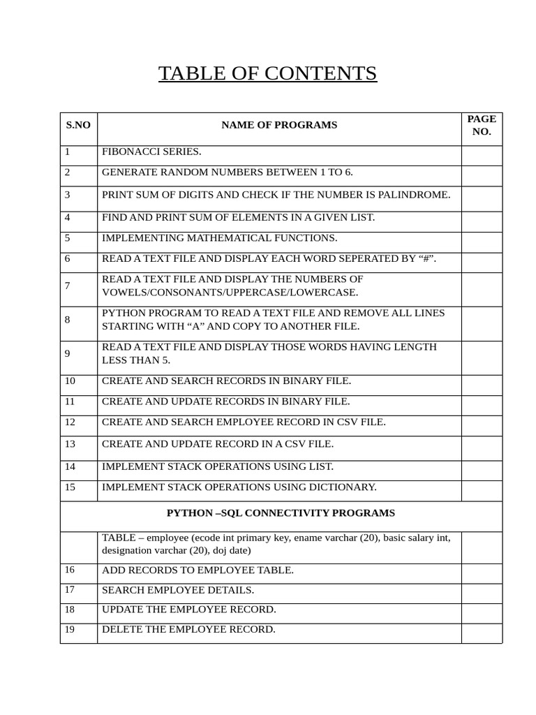 Python and SQL Programming Tasks Guide | PDF