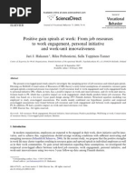 (JVB) Hakanen (2008) - Positive Gain Spirals at Work - From Job Resources To Work Engagement, Personal Initiative and Work-Unit Innovativeness