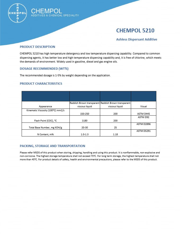 Chempol 5210 | PDF