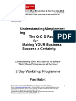 Training Proposal For Q-C-D Methodology Workshop-Revised 281108